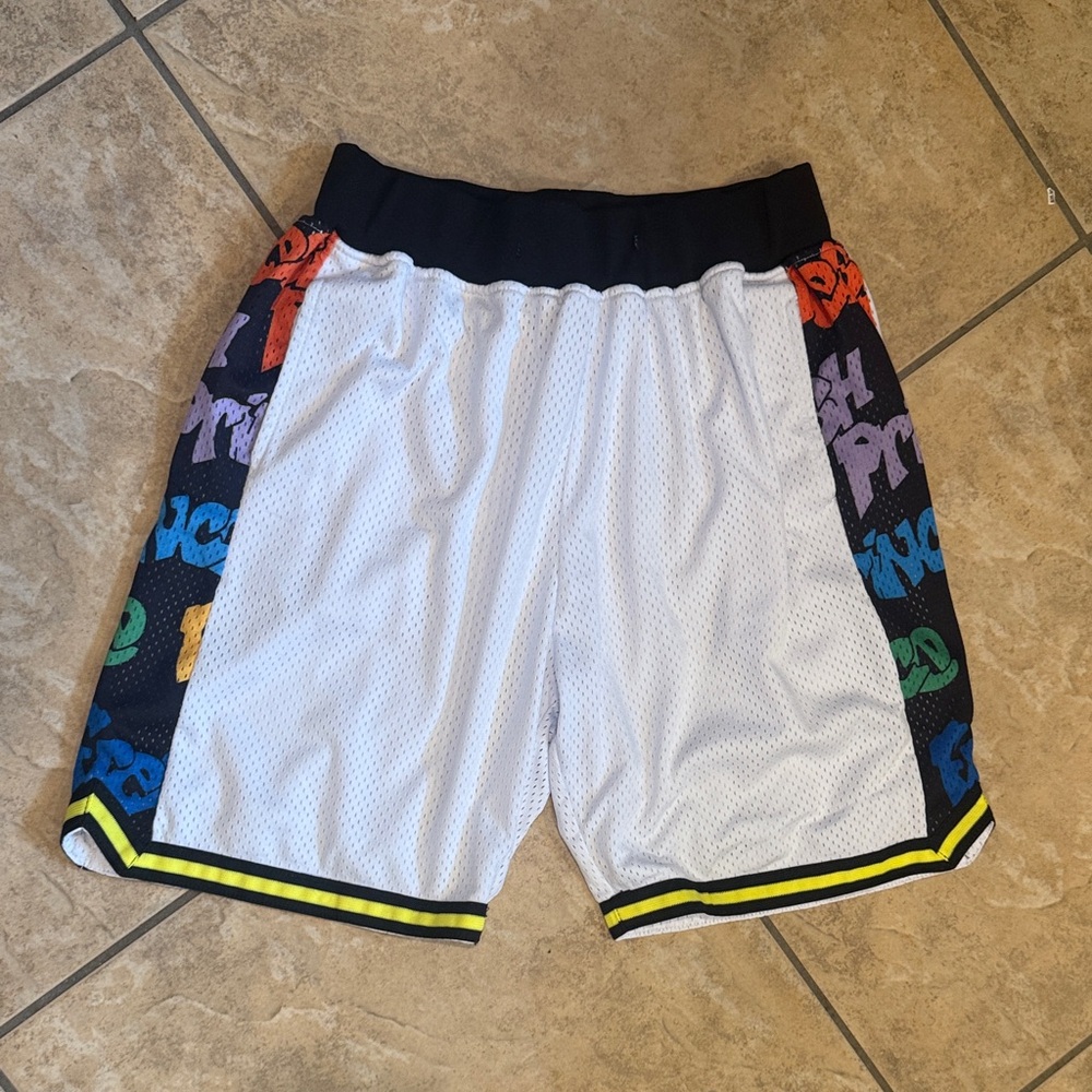 Vibrant Graphic Athletic Shorts for Men